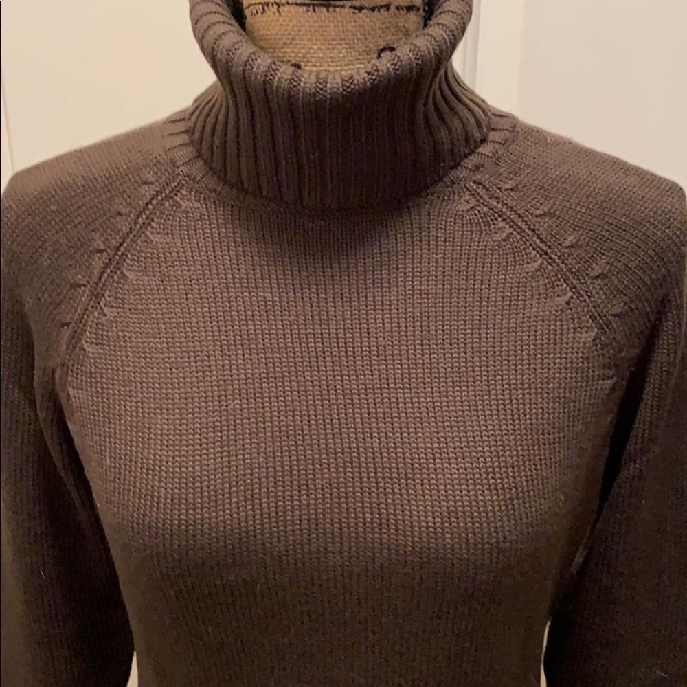 Loft woven turtleneck